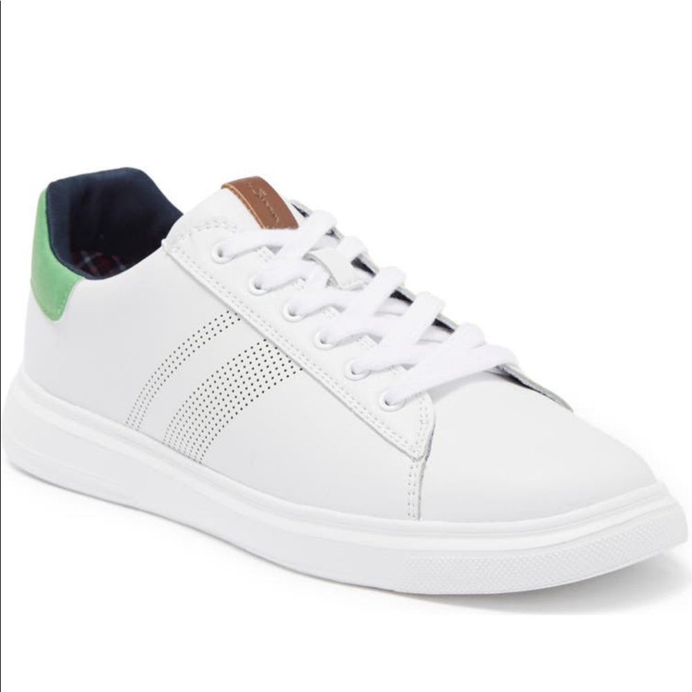 BEN SHERMAN White Lowtop Sneaker
